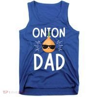 Funny Onion Dad Vegetable Fathers' Day Gardener Lover Gift Tank Top thumb 0