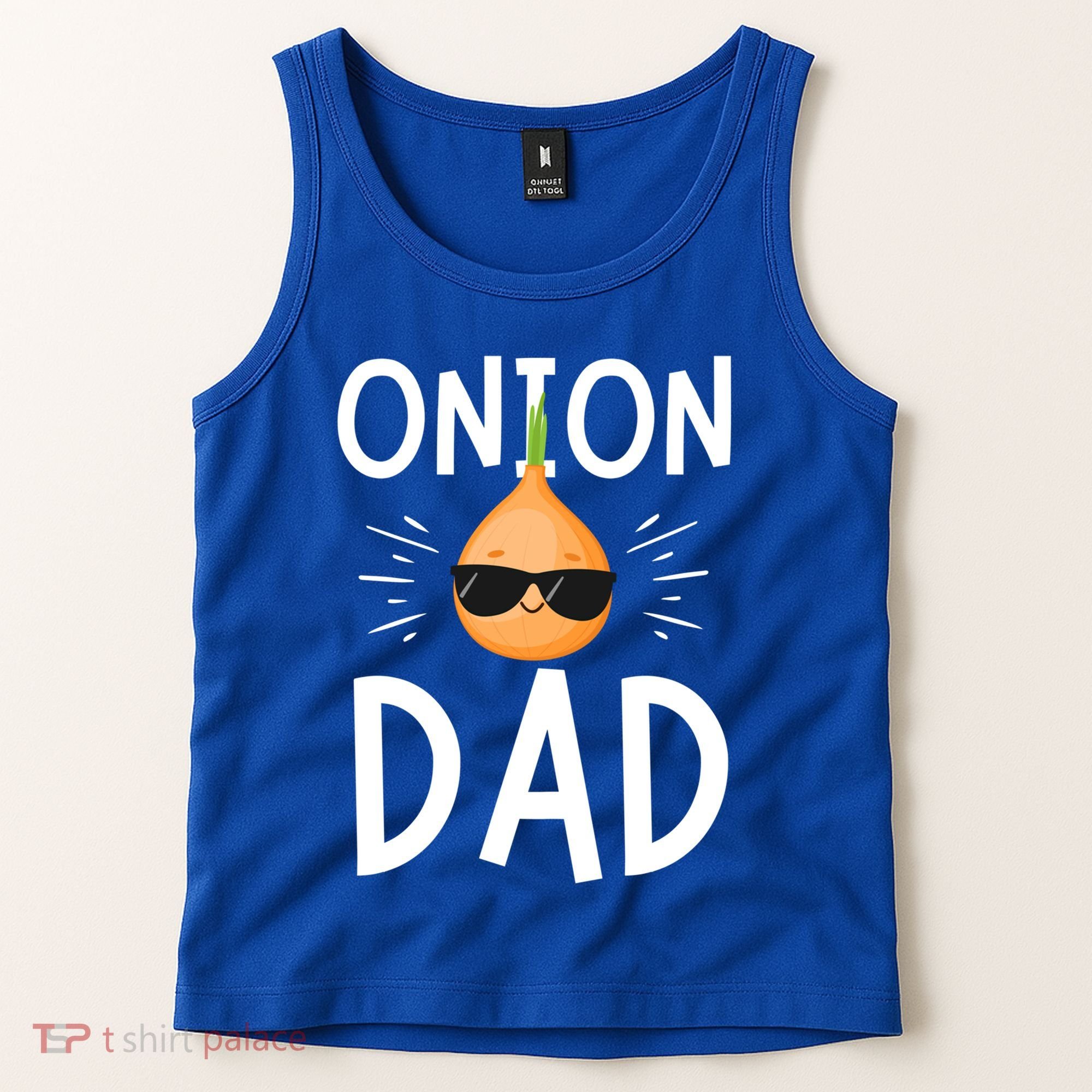 Funny Onion Dad Vegetable Fathers' Day Gardener Lover Gift Tank Top