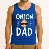 Funny Onion Dad Vegetable Fathers' Day Gardener Lover Gift Tank Top thumb 3