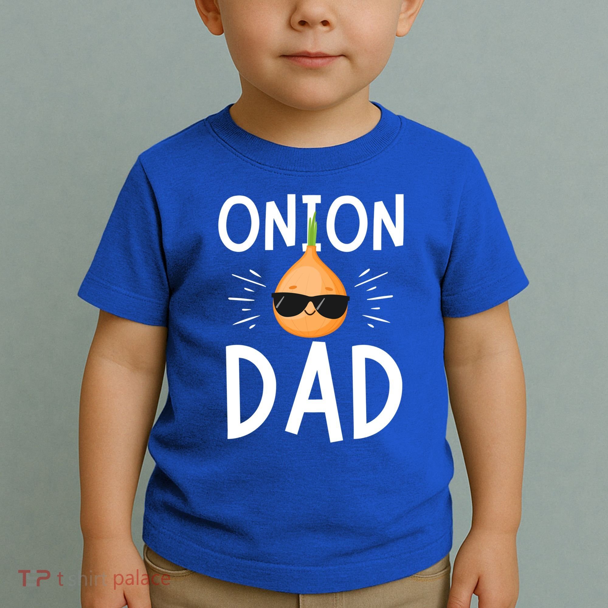 Funny Onion Dad Vegetable Fathers' Day Gardener Lover Gift Toddler T-Shirt