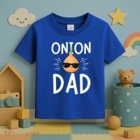 Funny Onion Dad Vegetable Fathers' Day Gardener Lover Gift Toddler T-Shirt thumb 3