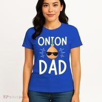 Funny Onion Dad Vegetable Fathers' Day Gardener Lover Gift Women's T-Shirt thumb 4