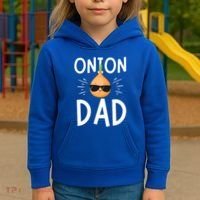 Funny Onion Dad Vegetable Fathers' Day Gardener Lover Gift Kids Hoodie thumb 3