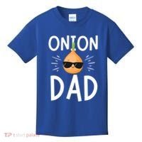 Funny Onion Dad Vegetable Fathers' Day Gardener Lover Gift Kids T-Shirt thumb 0
