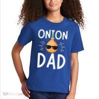 Funny Onion Dad Vegetable Fathers' Day Gardener Lover Gift Kids T-Shirt thumb 2