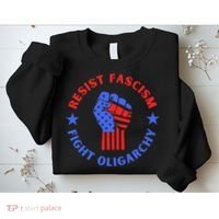 Fight Oligarchy Defend Democracy Sweatshirt thumb 2