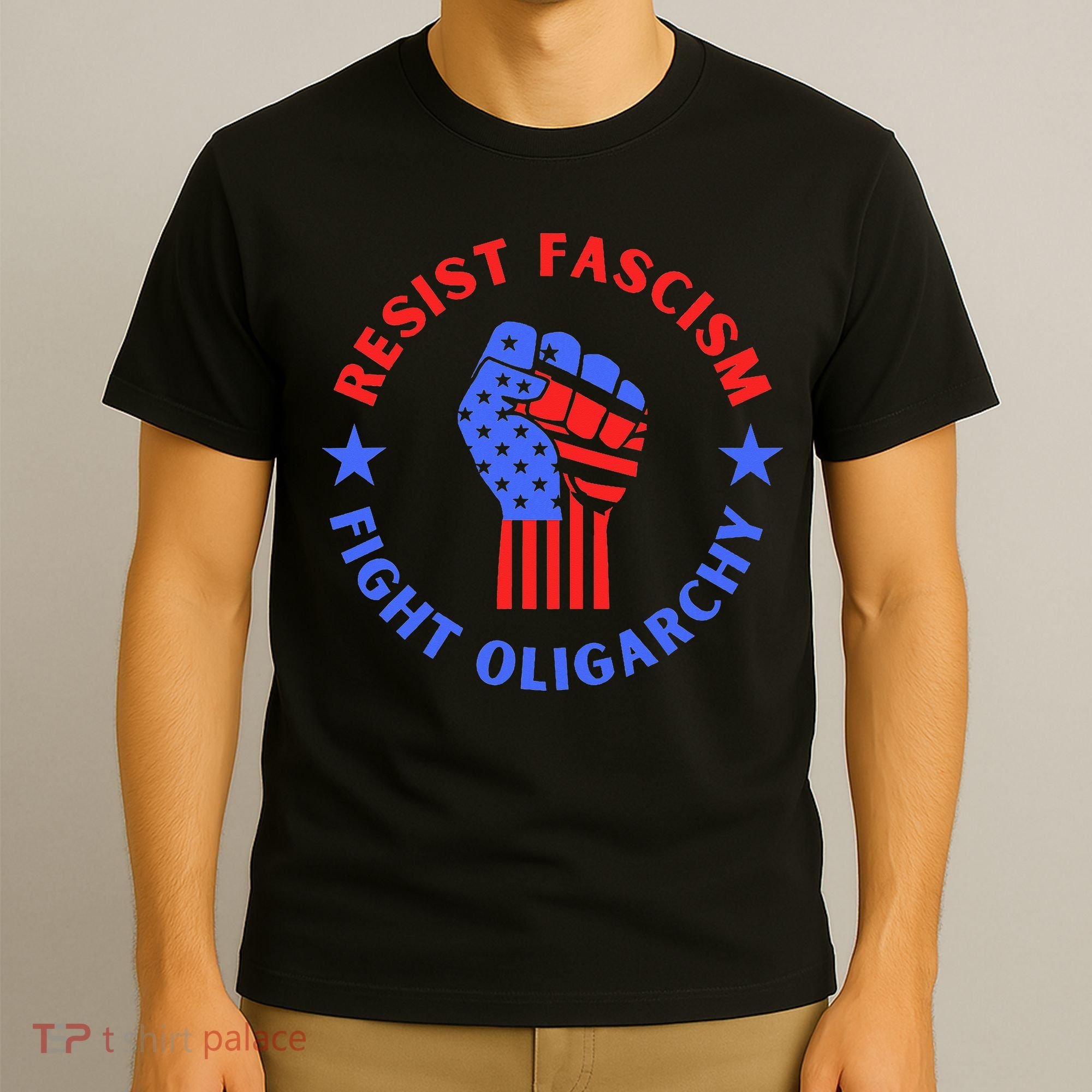 Fight Oligarchy Defend Democracy T-Shirt