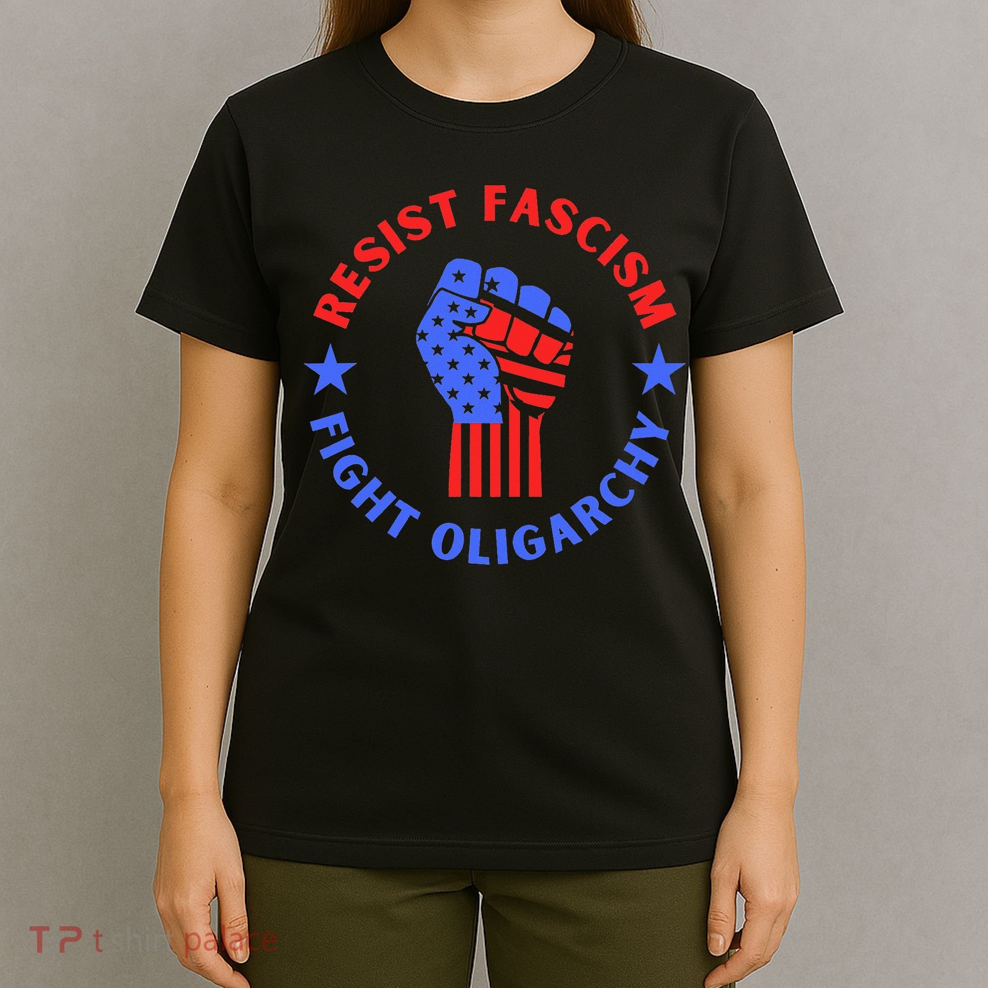 Fight Oligarchy Defend Democracy T-Shirt