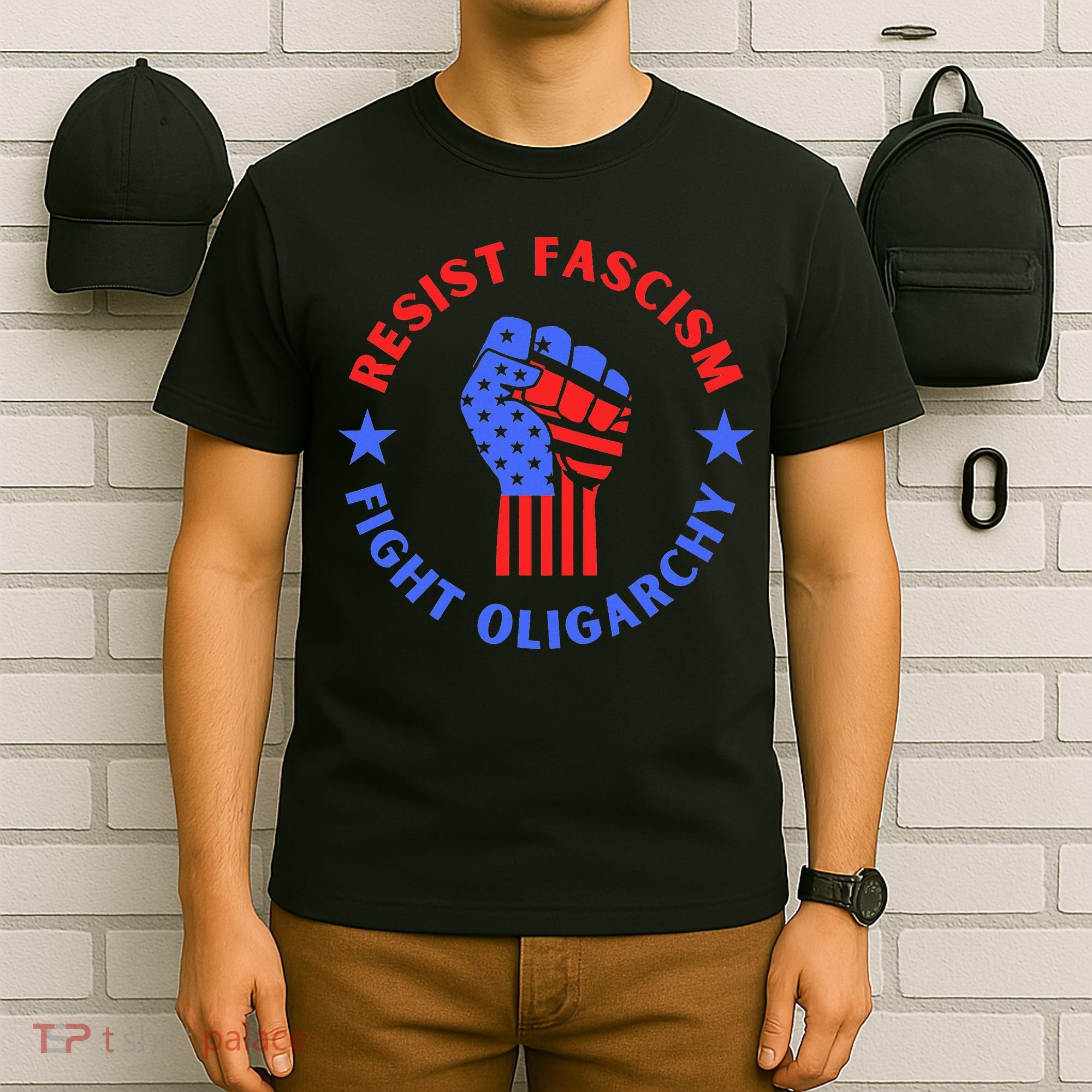 Fight Oligarchy Defend Democracy T-Shirt
