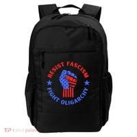 Fight Oligarchy Defend Democracy Backpack thumb 0