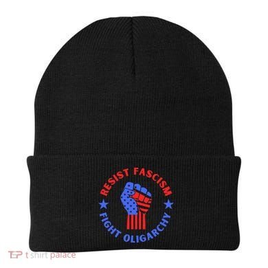 Fight Oligarchy Defend Democracy Beanie