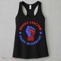 Fight Oligarchy Defend Democracy Women's Tank Top thumb 3
