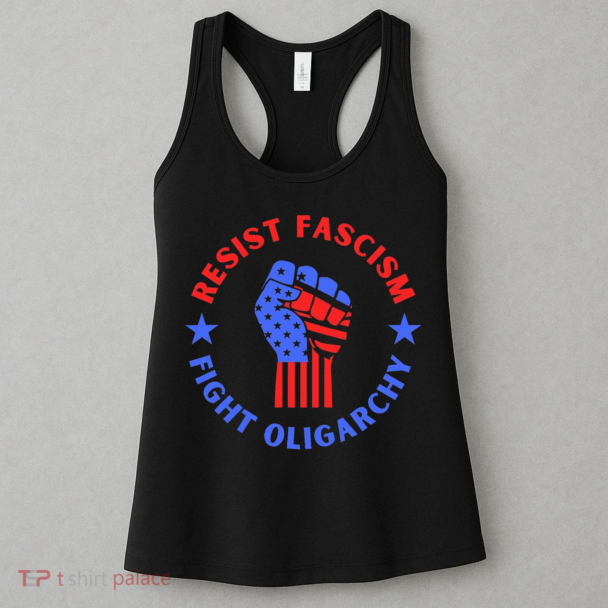 Fight Oligarchy Defend Democracy Women's Tank Top