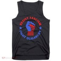 Fight Oligarchy Defend Democracy Tank Top thumb 0