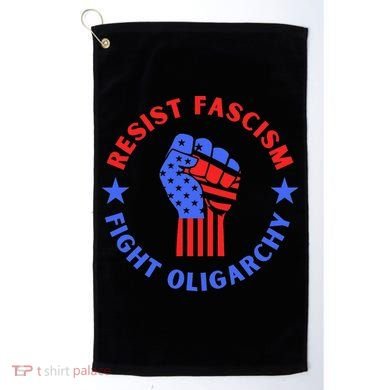 Fight Oligarchy Defend Democracy Golf Towel