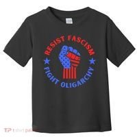 Fight Oligarchy Defend Democracy Toddler T-Shirt thumb 0