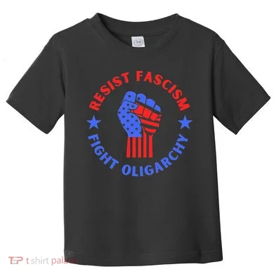 Fight Oligarchy Defend Democracy Toddler T-Shirt