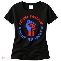 Fight Oligarchy Defend Democracy Women's T-Shirt thumb 0