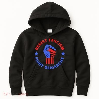 Fight Oligarchy Defend Democracy Kids Hoodie