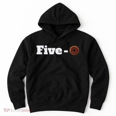 Five O Donut Funny Cop Hoodie