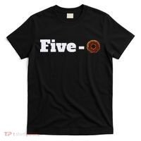 Five O Donut Funny Cop T-Shirt thumb 0
