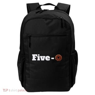 Five O Donut Funny Cop Backpack
