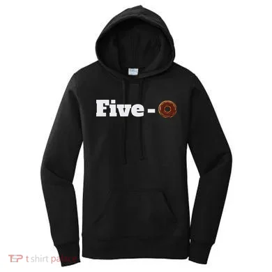 Five O Donut Funny Cop Women's Hoodie