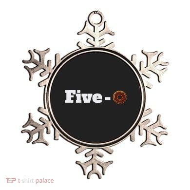 Five O Donut Funny Cop Ornament