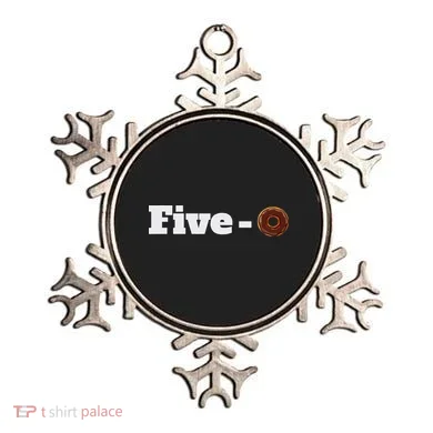 Five O Donut Funny Cop Ornament
