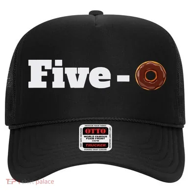 Five O Donut Funny Cop Hat