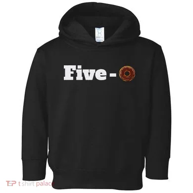 Five O Donut Funny Cop Toddler Hoodie
