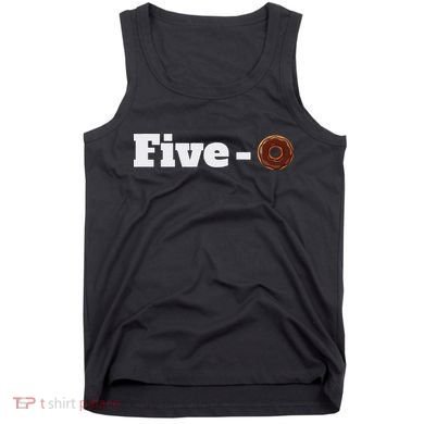 Five O Donut Funny Cop Tank Top