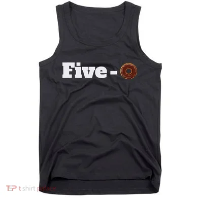 Five O Donut Funny Cop Tank Top