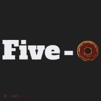 Five O Donut Funny Cop Golf Towel thumb 3
