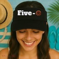 Five O Donut Funny Cop Visor thumb 2