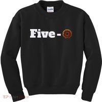 Five O Donut Funny Cop Kids Sweatshirt thumb 0