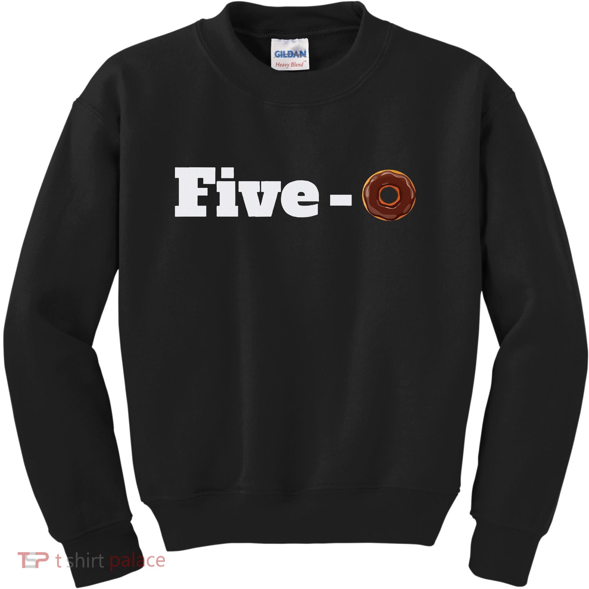 Five O Donut Funny Cop Kids Sweatshirt