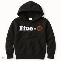 Five O Donut Funny Cop Kids Hoodie thumb 0