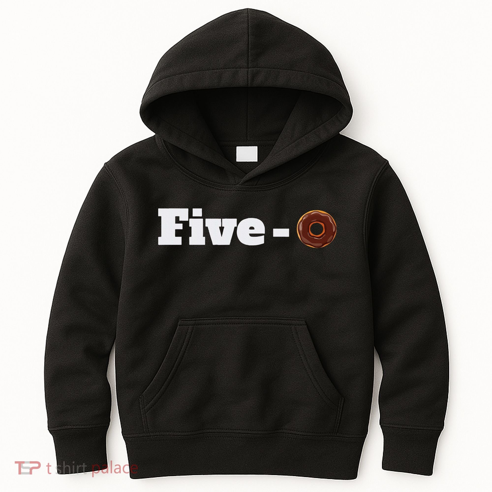Five O Donut Funny Cop Kids Hoodie