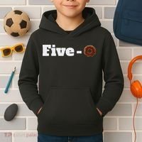 Five O Donut Funny Cop Kids Hoodie thumb 2