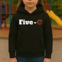Five O Donut Funny Cop Kids Hoodie thumb 3