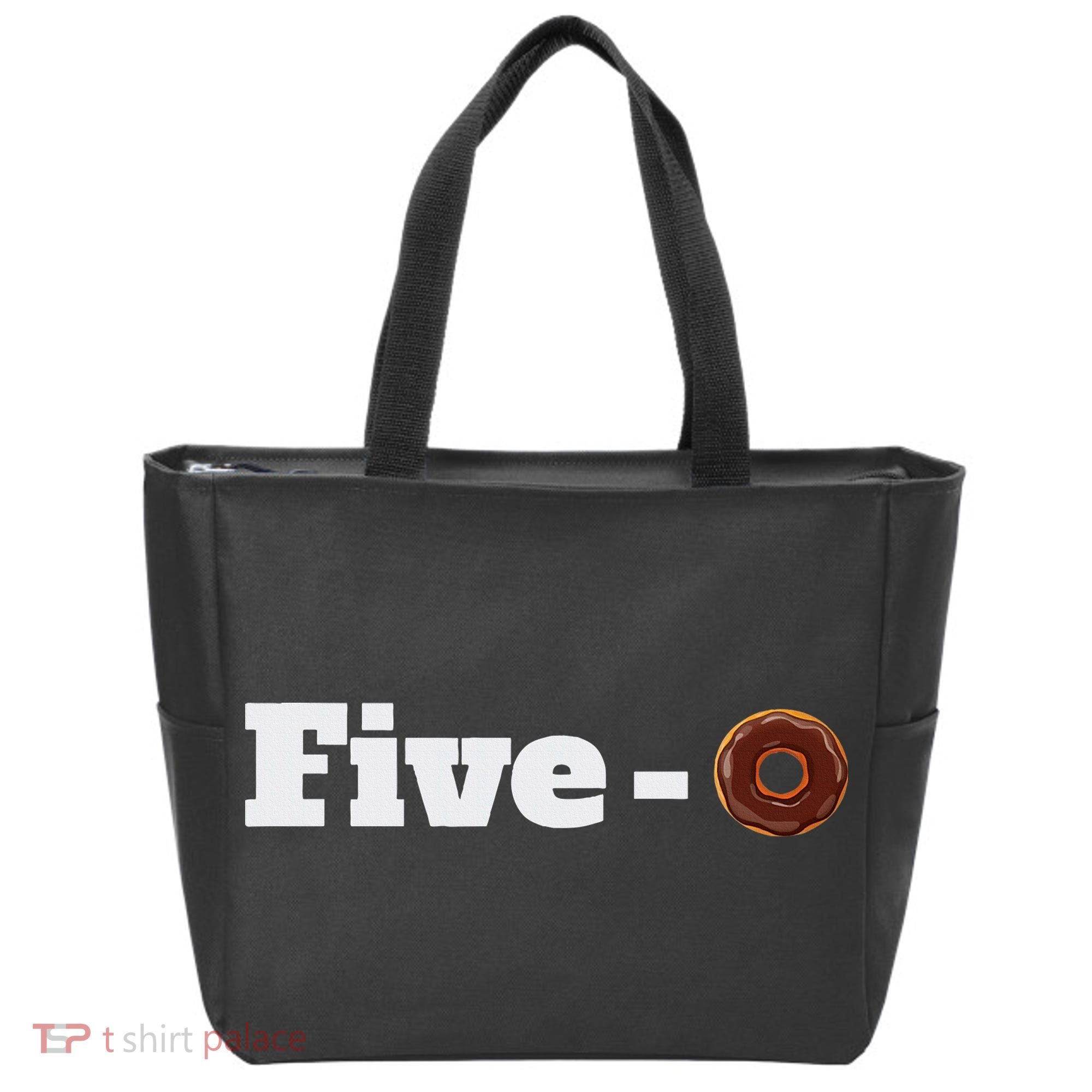 Five O Donut Funny Cop Tote Bag