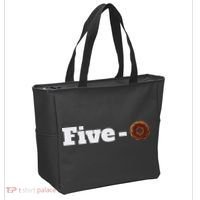 Five O Donut Funny Cop Tote Bag thumb 2