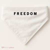 Freedom Offended Does't Mean Your Right Charlie Kirk Front & Back USA-Made Doggie Bandana thumb 0