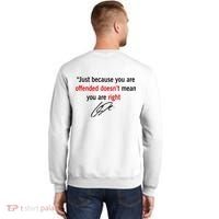 Freedom Offended Does't Mean Your Right Charlie Kirk Front & Back Sweatshirt thumb 1