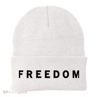 Freedom Offended Does't Mean Your Right Charlie Kirk Front & Back Beanie thumb 0