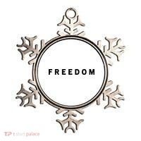 Freedom Offended Does't Mean Your Right Charlie Kirk Front & Back Ornament thumb 0