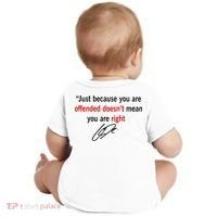 Freedom Offended Does't Mean Your Right Charlie Kirk Front & Back Baby Bodysuit thumb 1