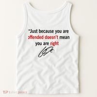 Freedom Offended Does't Mean Your Right Charlie Kirk Front & Back Tank Top thumb 5