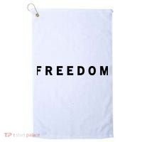 Freedom Offended Does't Mean Your Right Charlie Kirk Front & Back Golf Towel thumb 0